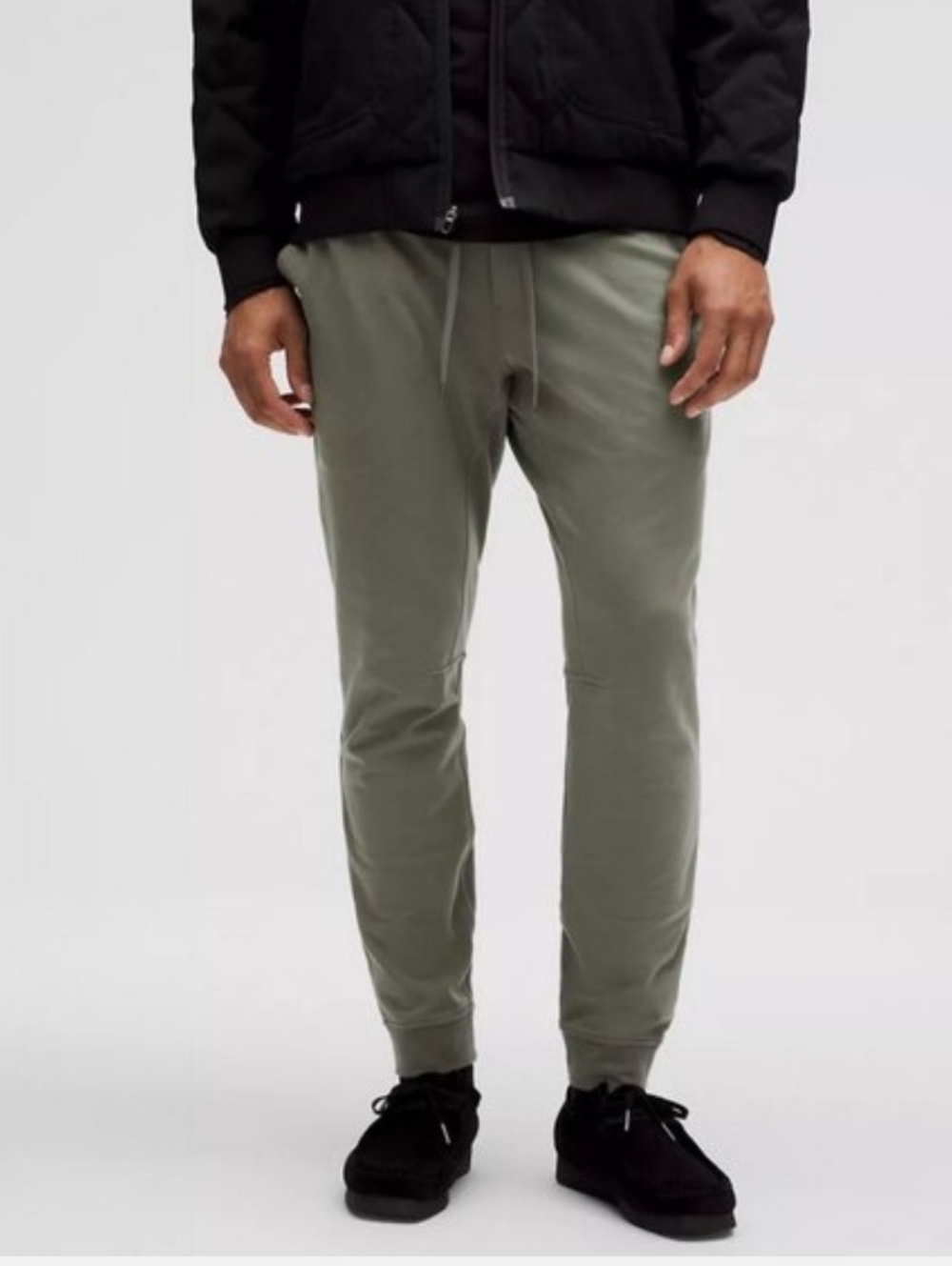 Lululemon Relaxed Fit French Terry Pants in Tan